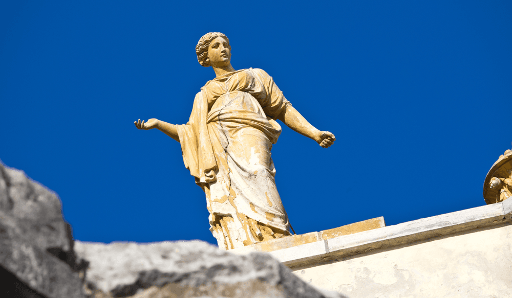 Statue en Grèce