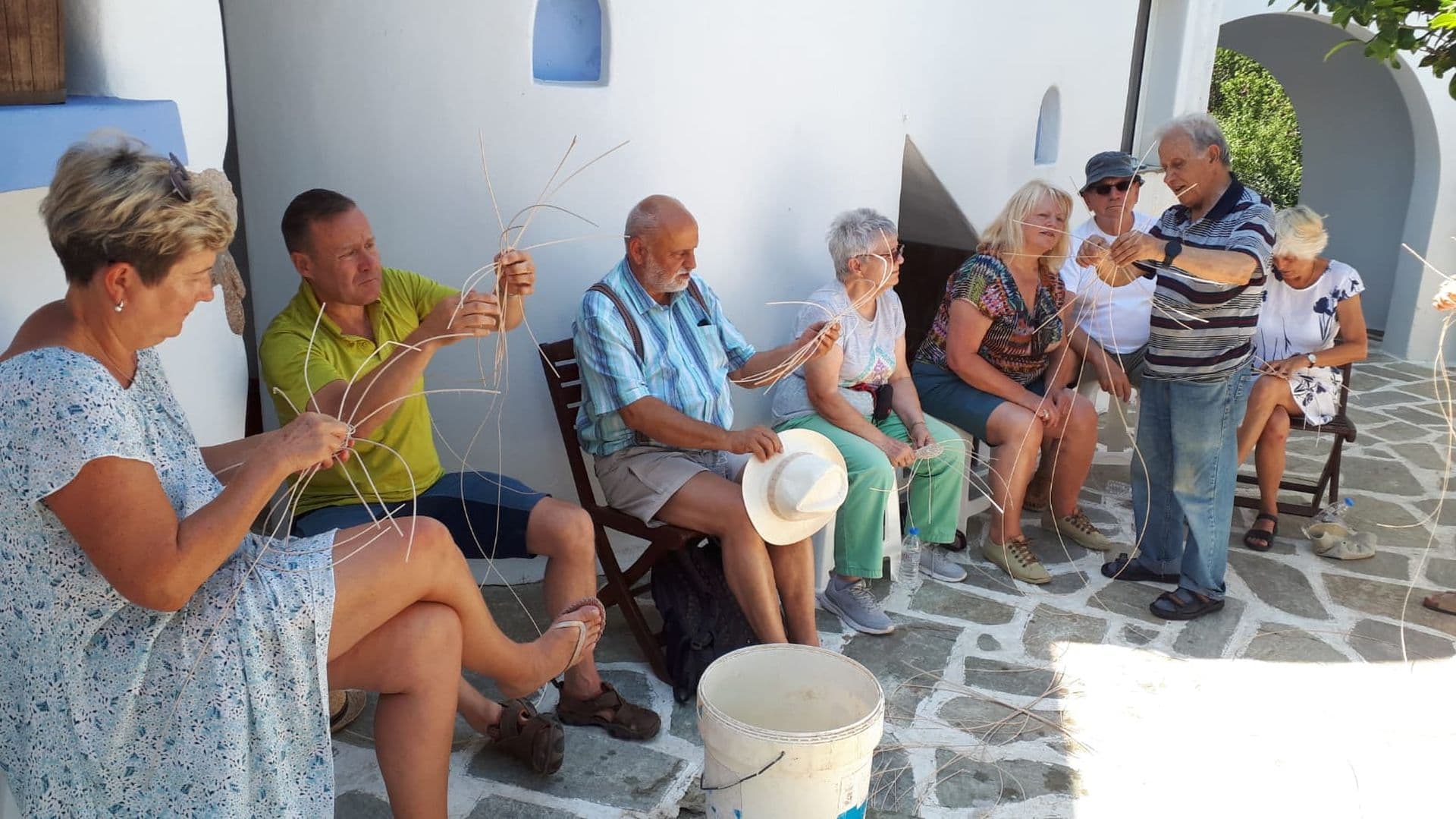 Basket weaving greka 