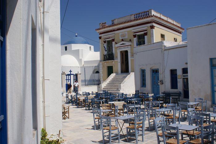 Serifos Piazza town hall